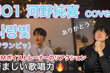 【JO1 河野純喜 リアクション】僕の大好きなCNBULEとか最高✨[𝐏𝐋𝐀𝐍𝐉] COVER：'사랑 빛(Love Light)' - JUNKI (Original by CNBLUE)